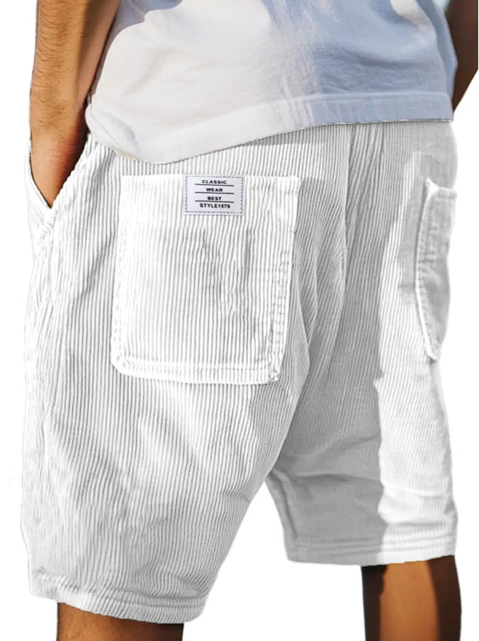Ture – Avslappnade shorts i mjuk corduroy