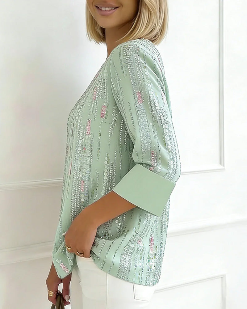 Virelia – Elegant blus med modern lyster