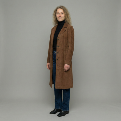 Hedda – Elegant lång kappa i brittisk stil