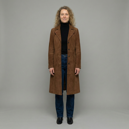 Hedda – Elegant lång kappa i brittisk stil