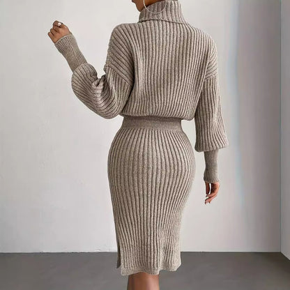 Sienna – Elegant stickad klänning med bekväm stretch
