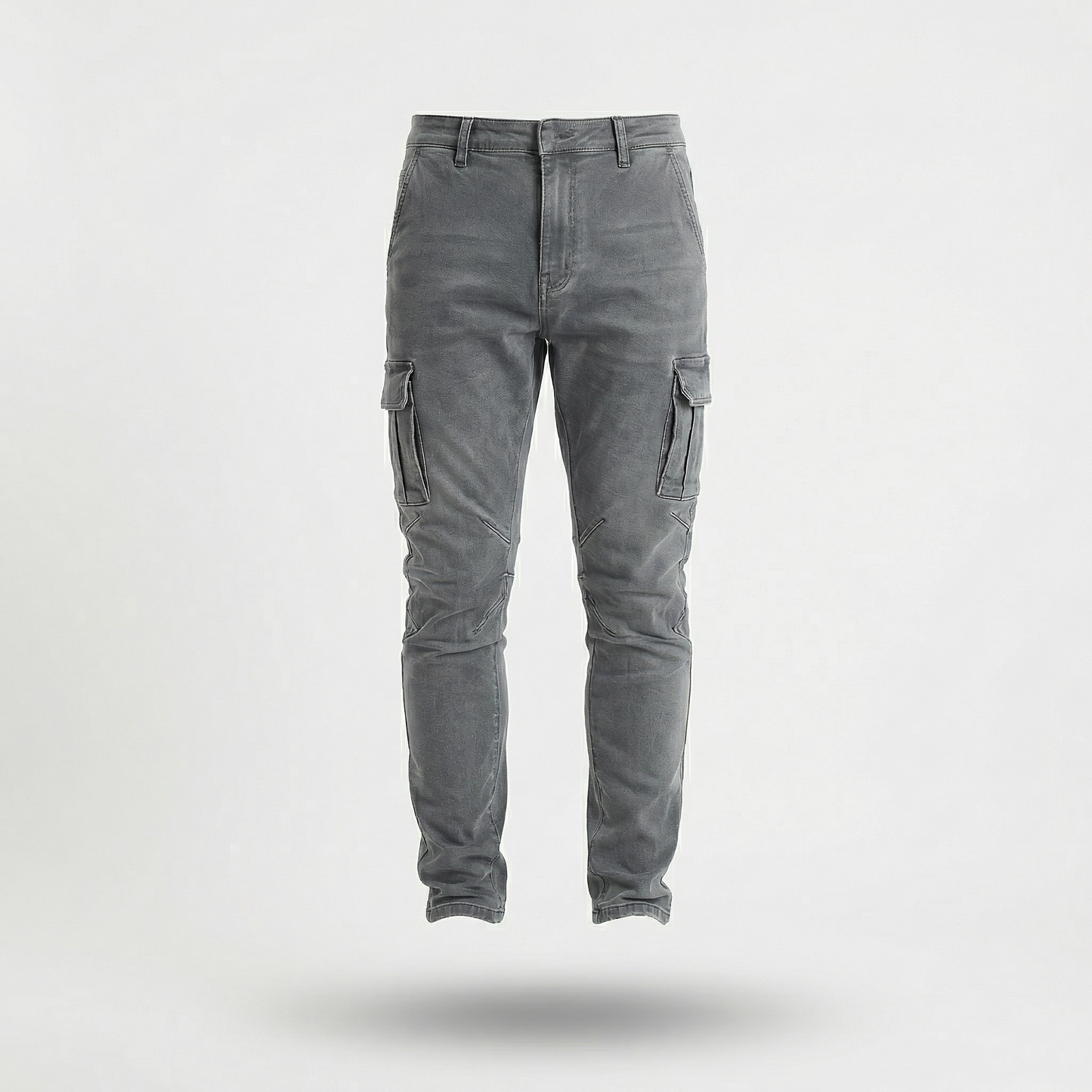Soren – Smala cargobyxor i stretchdenim