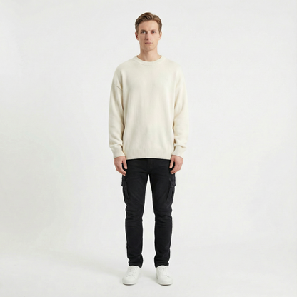 Soren – Smala cargobyxor i stretchdenim