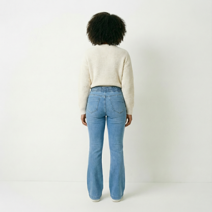 Elvira – Högmidjade jeans med smickrande passform