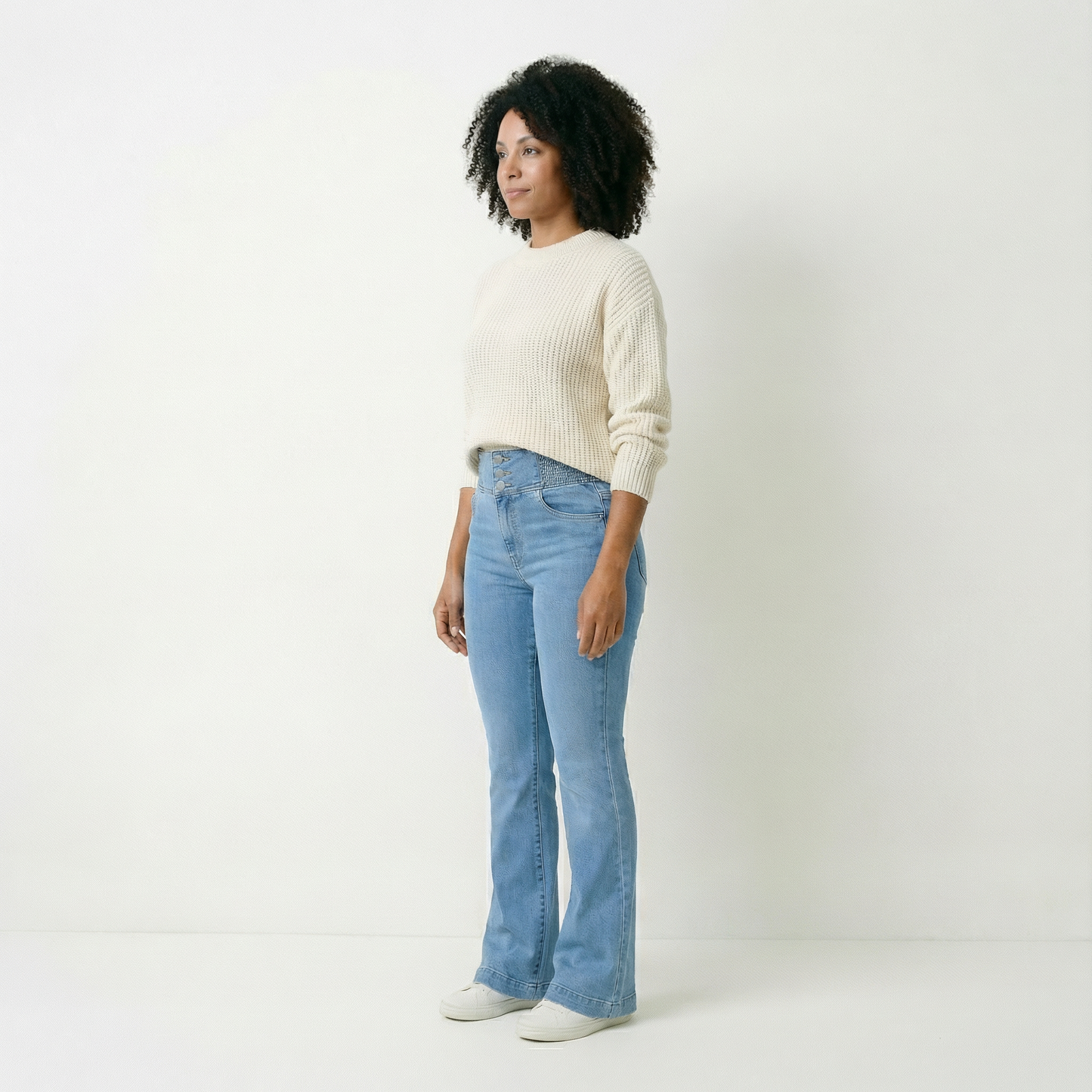 Elvira – Högmidjade jeans med smickrande passform