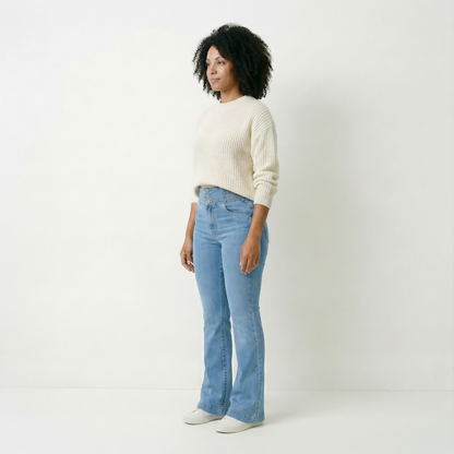 Elvira – Högmidjade jeans med smickrande passform