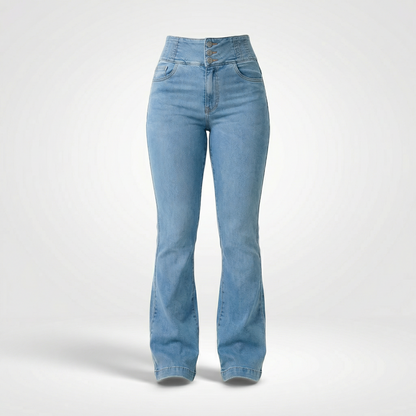Elvira – Högmidjade jeans med smickrande passform