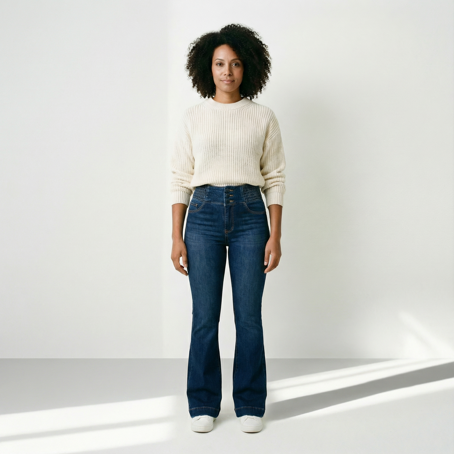Elvira – Högmidjade jeans med smickrande passform
