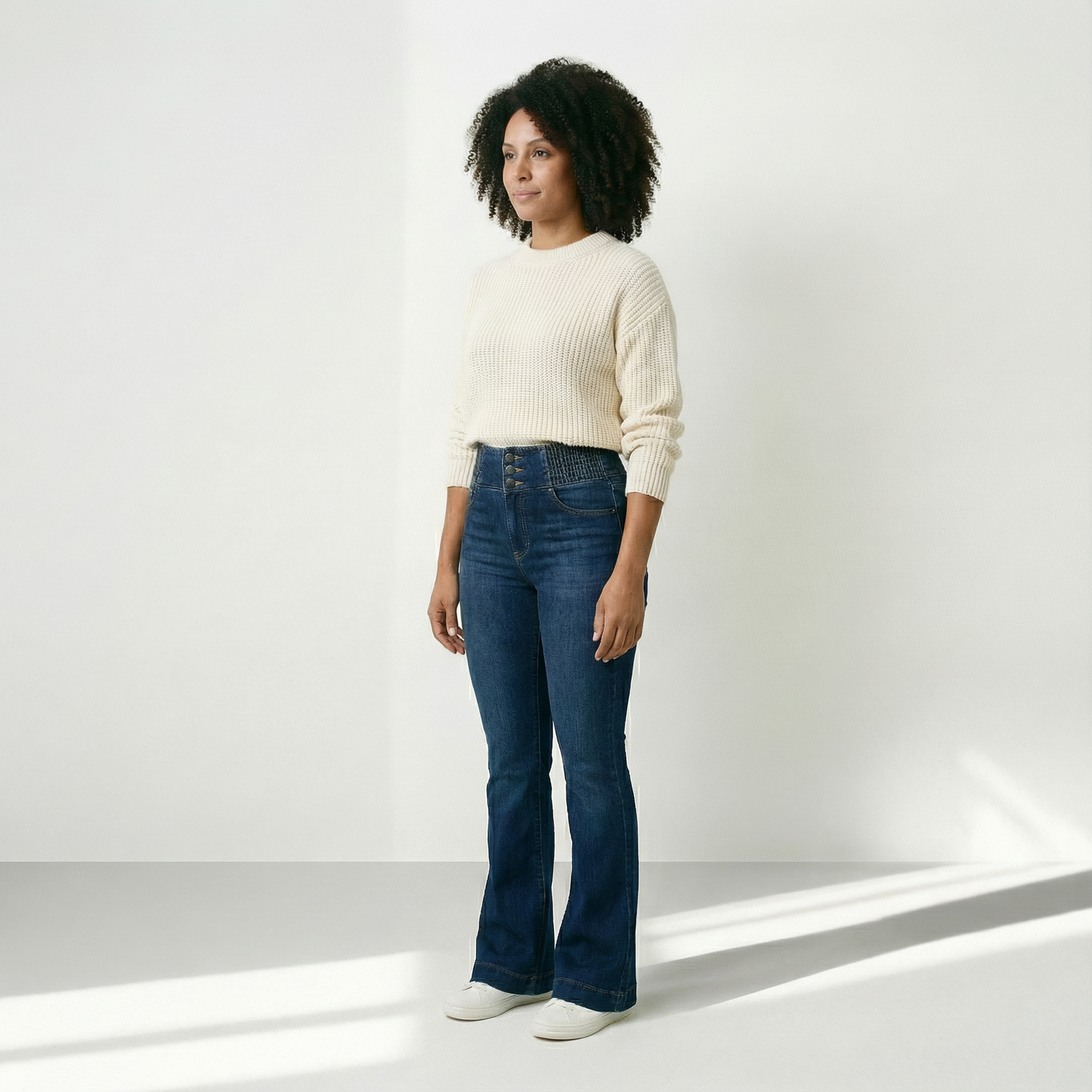 Elvira – Högmidjade jeans med smickrande passform