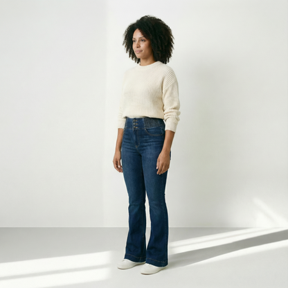 Elvira – Högmidjade jeans med smickrande passform