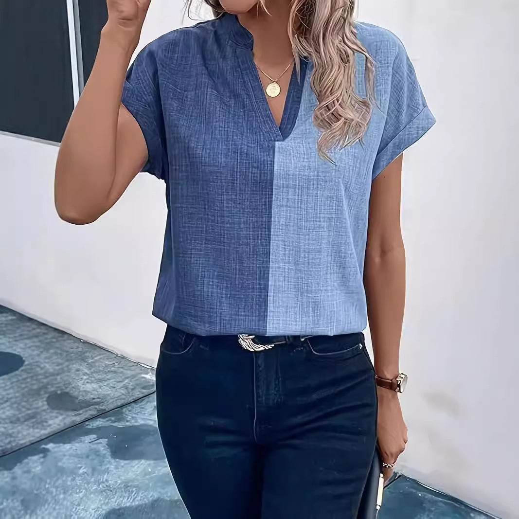 Dylin – Blus med grafiskt mönster