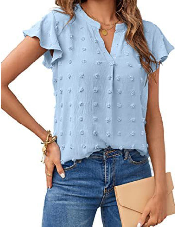 Adisa – Luchtige blouse met reliëfstructuur