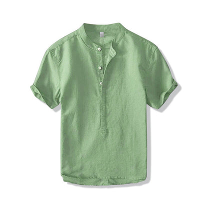 Warin - Light Short-Sleeved Henley Shirt