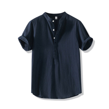 Warin - Light Short-Sleeved Henley Shirt