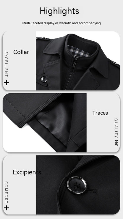 Frode - Tidlös trenchcoat med modern passform