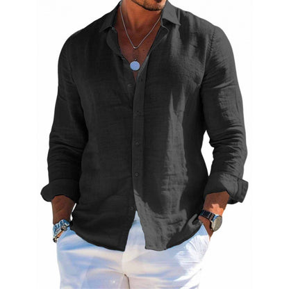 Emil – Stylish shirt with a relaxed linen look | Buy 2, get the third free