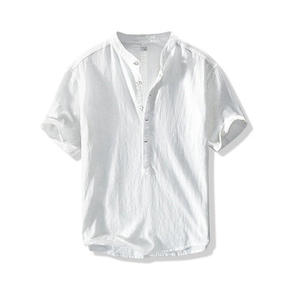 Warin - Light Short-Sleeved Henley Shirt
