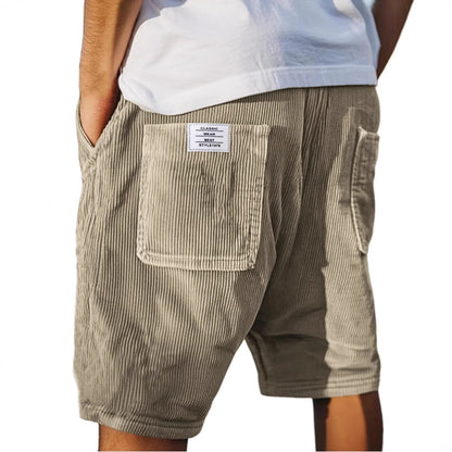 Ture – Avslappnade shorts i mjuk corduroy