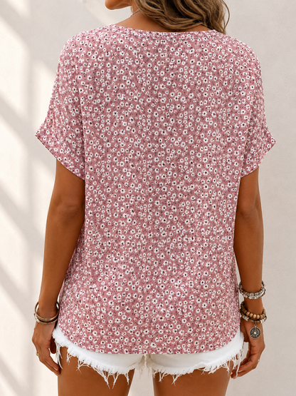 Roselle – Blommig blus med avslappnad sommarkänsla