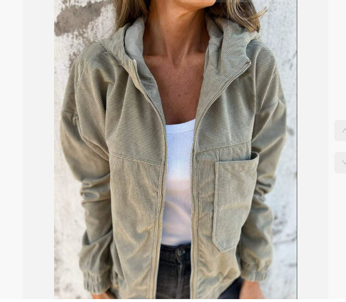 Marit – Corduroy-jacka med avslappnad passform
