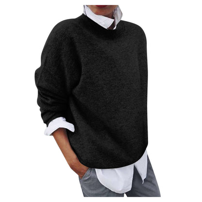 Virel Minimalistisk stickad tröja med lagerlook