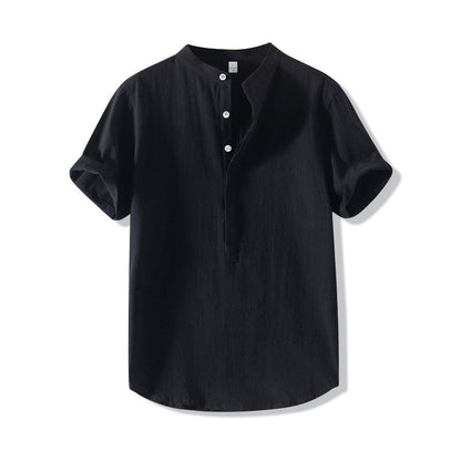 Warin - Light Short-Sleeved Henley Shirt