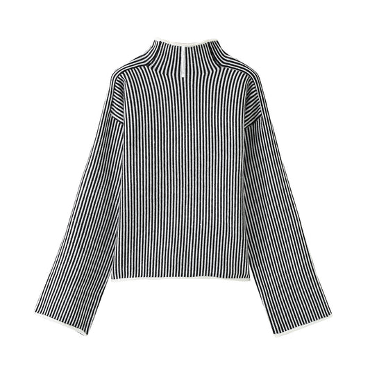 Tilde – Randig oversized polotröja
