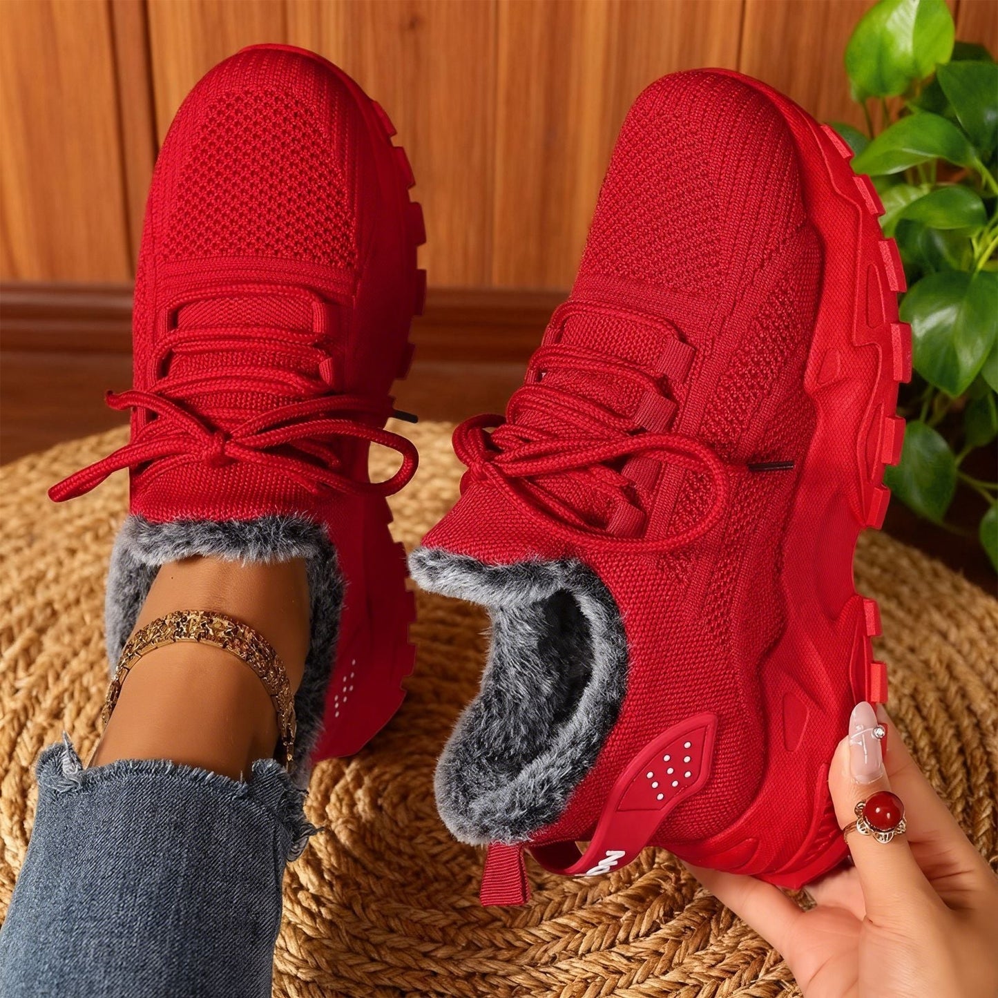 Soraya – Komfortsneaker med varm foder