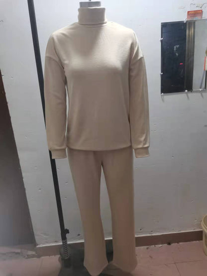 Elara - Mjukt 2-delat set med elegant polokrage