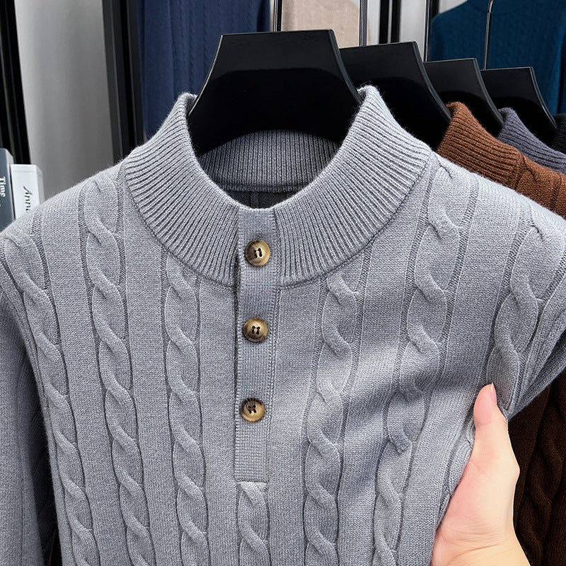 Stone Gray Button / XL