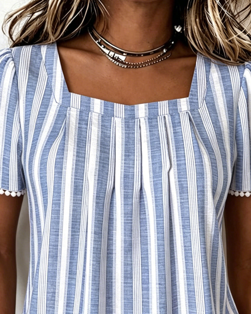 Zafrina – Luftig blus med somrig elegans