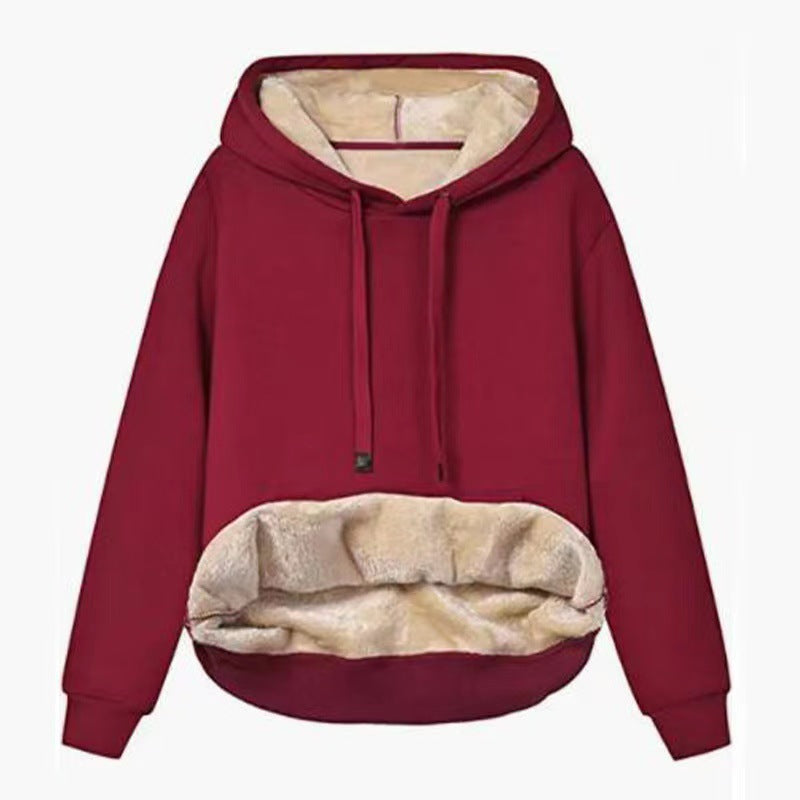Ceyla Comfort hoodie med mjukt foder