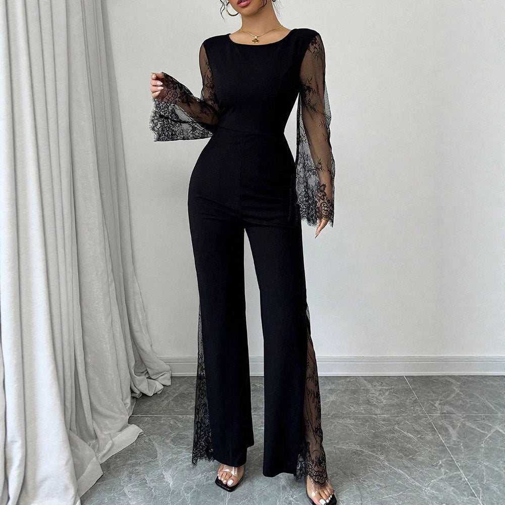 Jette – jumpsuit med spets
