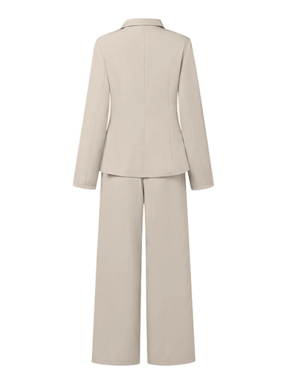 Sorella – Elegant set med kavaj och byxa i feminin passform
