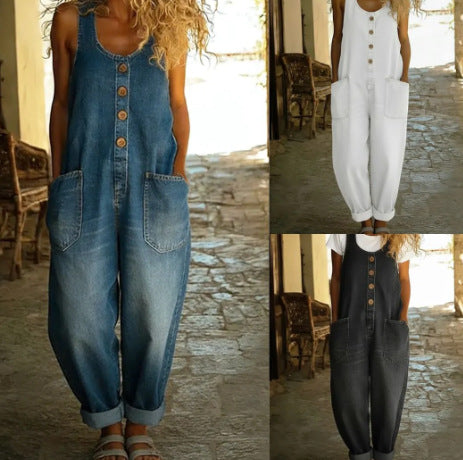 Danique – Avslappnad jumpsuit i tidlös och bekväm design