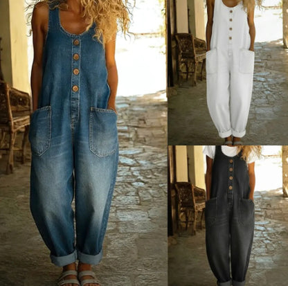 Danique – Avslappnad jumpsuit i tidlös och bekväm design