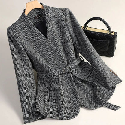 Sophisticated Wool Blazer For Women