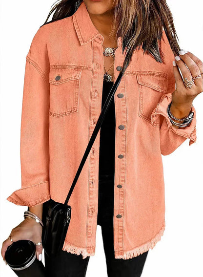 Elina – Relaxed Oversized Denim Jacket