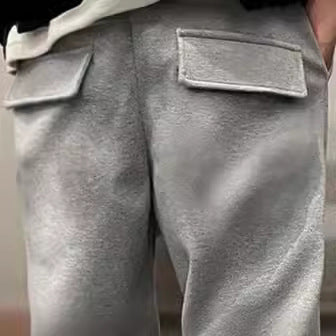Kian - Svart tapered jogger med ren look