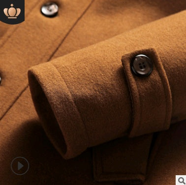 Magnus - Klassisk herrjacka med ståkrage och knapplist