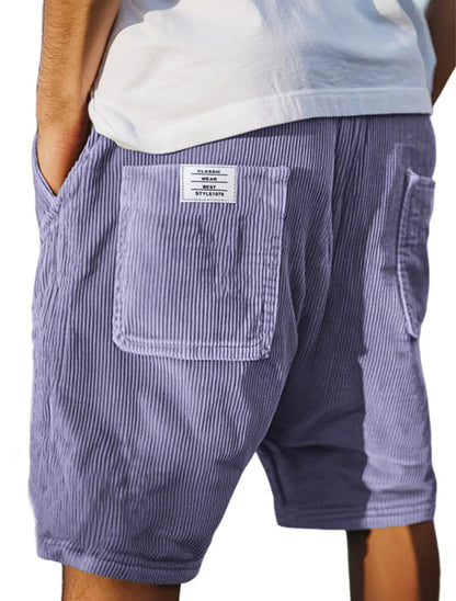 Ture – Avslappnade shorts i mjuk corduroy