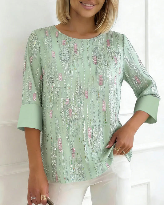 Virelia – Elegant blus med modern lyster