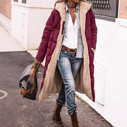 Yliane – Vadderad vinterjacka med teddyfoder