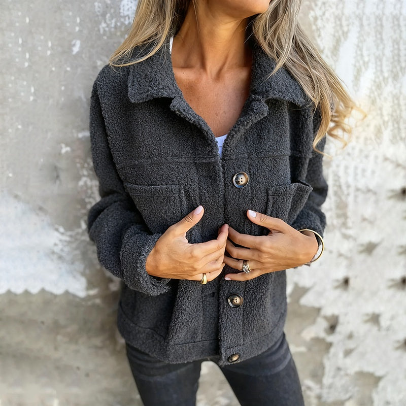 Aino – Mjuk teddyjacka