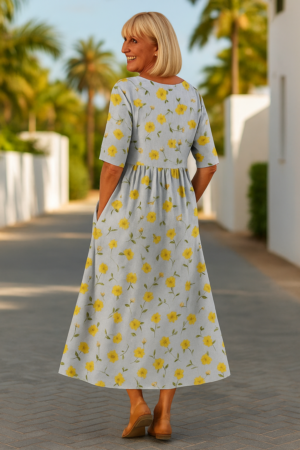 Elvara – Blommig maxiklänning med tidlös elegans