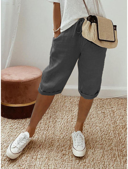 Elowen – Airy capri pants for relaxed summer days
