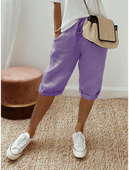 Elowen – Airy capri pants for relaxed summer days
