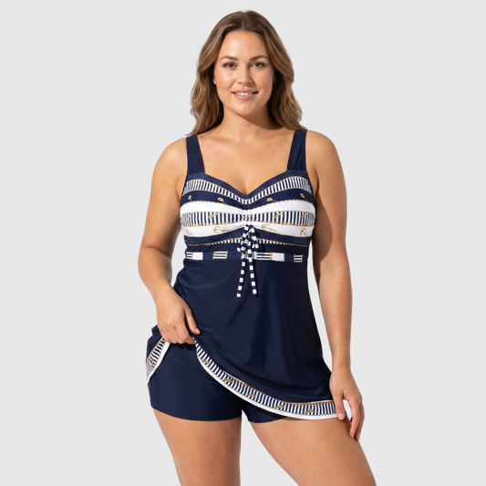 Mirelle – Elegant tankini med smickrande passform