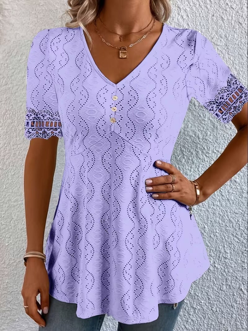 Selma – Elegant spetsblus med feminin känsla
