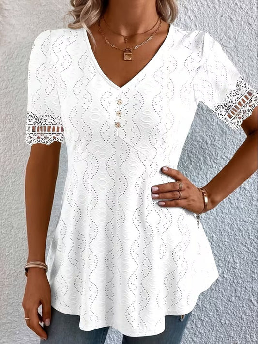 Selma – Elegant spetsblus med feminin känsla